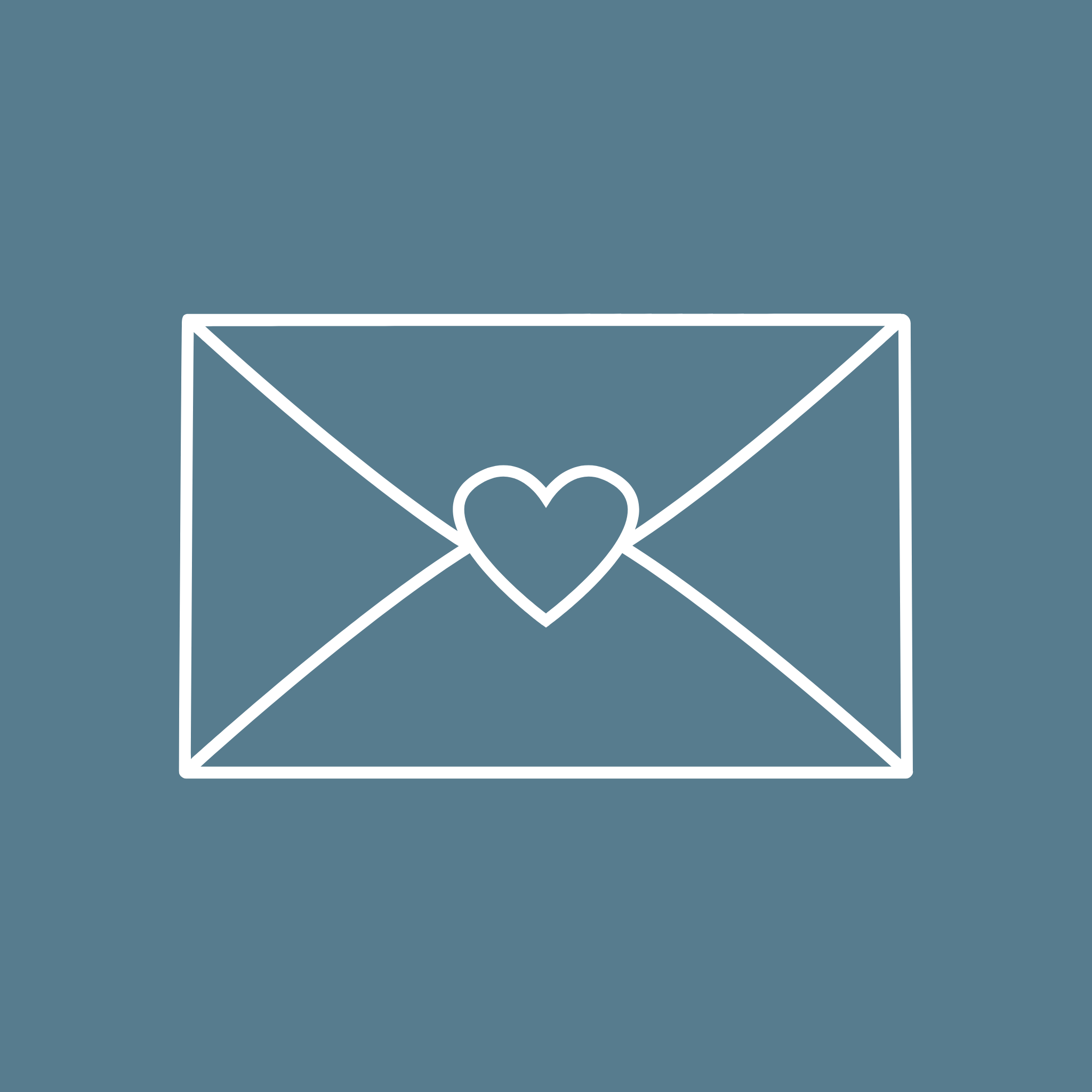 Custom letter with envelope